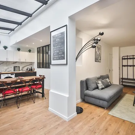 Ferienwohnung 2.Luxueux Duplex 6/8Pers/Full Equipped/Republique Paris Exterior foto